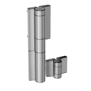 Locinox MAMMOTH180-2 – hydraulischer Selbstschließer mit Scharnier für Gartentore 180° silber