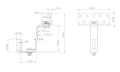 Vario Dachhaken "T" 120 5-6-6 Edelstahl H17/1.4016 PV-08-39 (2)