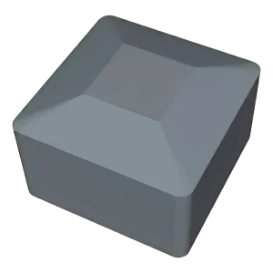 Graue LLDPE-Endkappe für PV-Montageprofil 40×40 mm – Typ 1