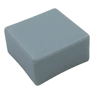 Graue flache LLDPE-Endkappe für PV-Montageprofile 40×40 mm – Typ 3