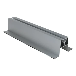 Trapezblechbrücke aus Aluminium H-60 mit EPDM 330 mm – PV-Montage auf Trapezblech