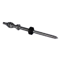 Stockschraube M10×200 A2 für PV-Adapter und Dreiecke mit EPDM-Dichtung