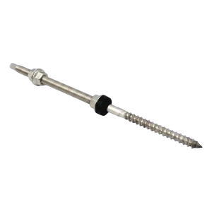 Doppelgewindeschraube M12×300 mm Edelstahl A2 – PV-Befestigung für Sparren