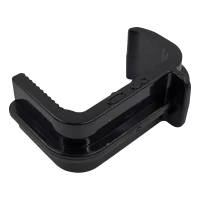 Schwarze Montageklemme 30 mm für Vogelabwehrspikes auf PV-Modulen