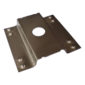 Erdungsplatte Typ Ω aus A2-Edelstahl für Photovoltaikmodule