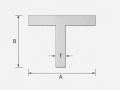 Aluminium T-Profil 30×30×3 mm – T-Querschnitt EN AW-6060 Länge 2000 mm 001-868 (2)