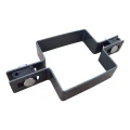 Zwischenschelle für Zaunpaneele 80×80 mm, graphit RAL 7016 – Komplettset 001-611 (1)