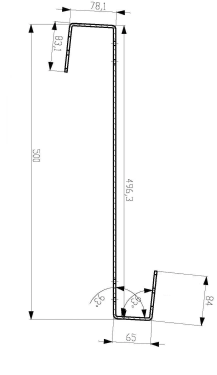 Dachhaken S500 für Schrägdächer PV-08-03 (2)