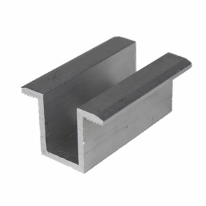 Mittelklemme H25 L50 mit Erdungsstift