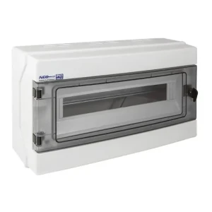 Hermetischer Verteiler RH-18 1000V DC 1x18 Module Aufputz IP65 IK07 ABS