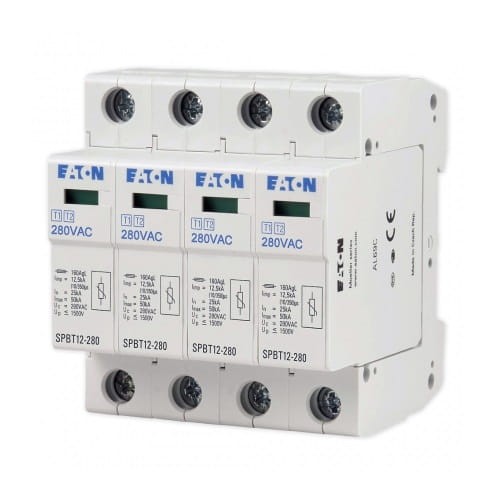 Eaton SPBT12-280 Überspannungsschutzgerät 280V vierpolig Schutzklasse B und C GPV-401-14