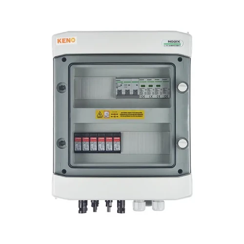 Verbindungskasten mit Überspannungsschutz DC + AC, 1000V Typ 1+2, 2x PV-Strings, 2x MPPT // AC Typ 1+2, 20A 3‑F, SH-214 DCAC GPV-409-03