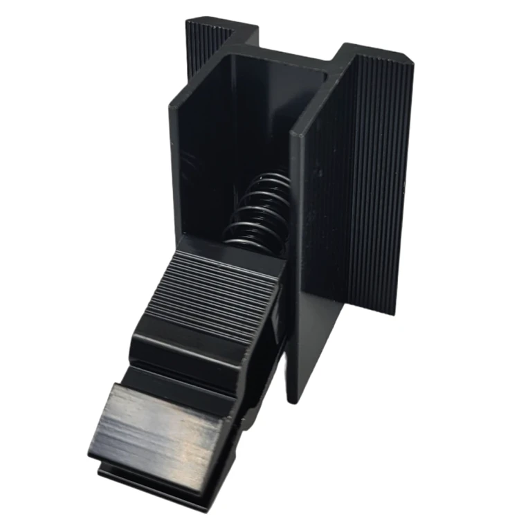 Mittelklemme KLIK schwarz lackiert L50 (Typ 2) PV-04-14 (2)