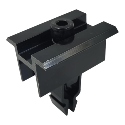 Mittelklemme KLIK schwarz lackiert L50 (Typ 2) PV-04-14