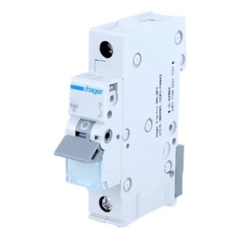 Leitungsschutzschalter B 20A 1P 6kA MBN120E HAGER GPV-401-56