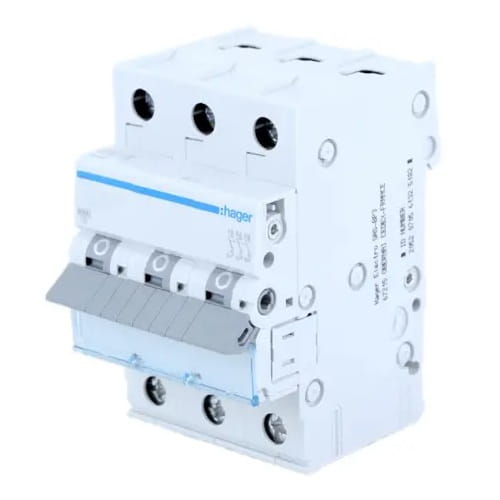 Leitungsschutzschalter C 25A 3P 6kA MCN325E HAGER GPV-401-59