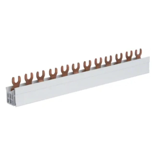 Verbindungsbrücke 3-polig 12mod 10mm² KDN363A, gabelförmig Hager GPV-401-60