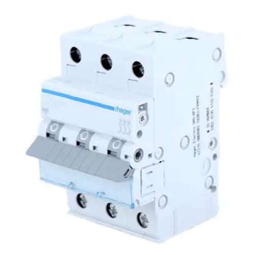 Leitungsschutzschalter C 16A 3P 6kA MCN316E HAGER GPV-401-61