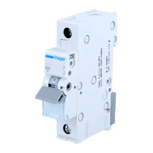 Leitungsschutzschalter B 6A 1P 6kA MBN106E HAGER GPV-401-65