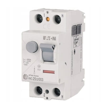 Fehlerstromschutzschalter 2P 25A 6kA 30mA Typ AC HNC-25/2/003 xPole Home 194690 EATON GPV-401-70