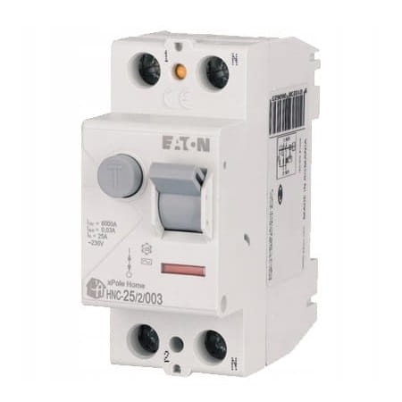 Fehlerstromschutzschalter 2P 25A 6kA 30mA Typ AC HNC-25/2/003 xPole Home 194690 EATON GPV-401-70