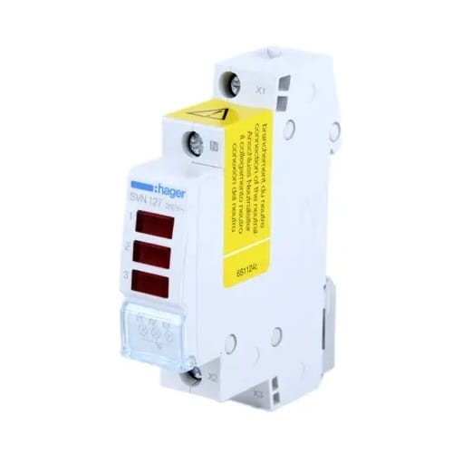 Dreifarbige rote LED-Signalleuchte 230VAC SVN127 HAGER GPV-401-84