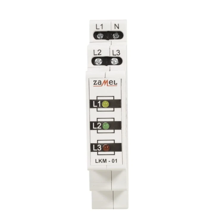 LED-Kontrollleuchte Stromanzeige 230V/400V ROT/GRÜN/GELB TN TYP: LKM-01-40 ZAMEL GPV-401-105
