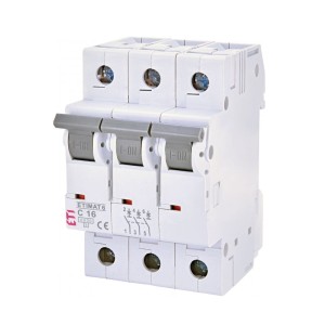Leitungsschutzschalter C 16A 3P 6kA ETIMAT6 002145516 ETI