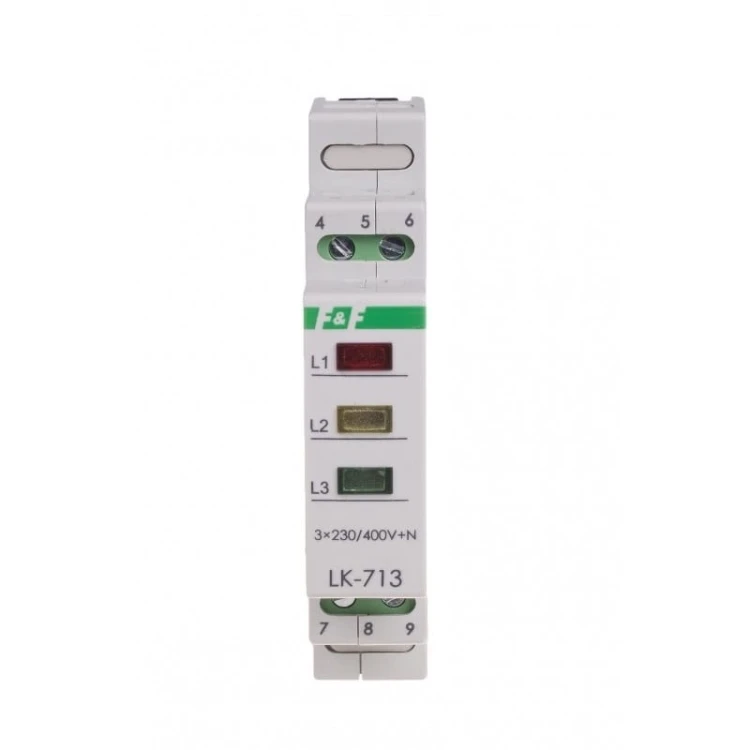 Kontrollsignalleuchte 3×230V+N 3xLED grün LK-713 G F&F FILIPOWSKI GPV-401-121 (3)