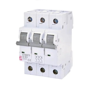 Leitungsschutzschalter B 25A 3P 6kA ETIMAT6 002115518 ETI