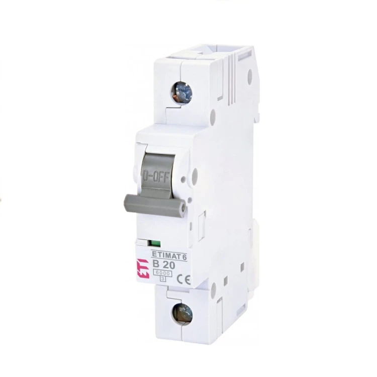 Leitungsschutzschalter B 20A 1P 6kA ETIMAT6 002111517 ETI GPV-401-126