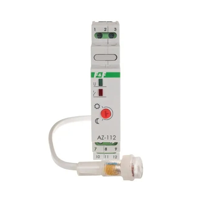 Dämmerungsschalter 16A 230V 2-1000 lux IP20/65 DIN AZ-112 F&F FILIPOWSKI GPV-401-146