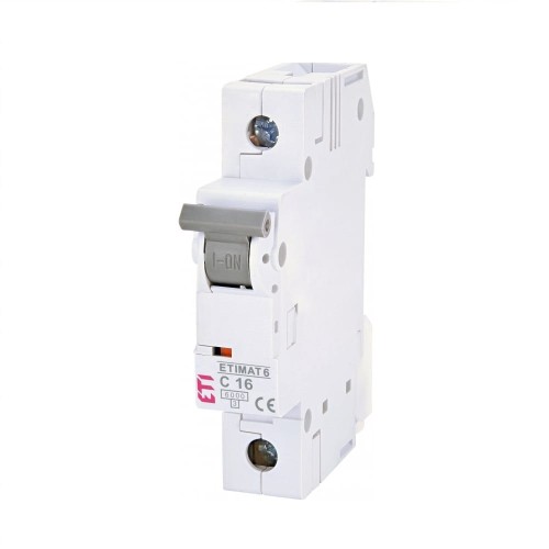 Leitungsschutzschalter C 16A 1P 6kA ETIMAT6 002141516 ETI GPV-401-147