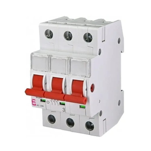 Trennschalter 3-Phasen 3P 63A 400V AC SV 363 002423314 ETI GPV-401-150