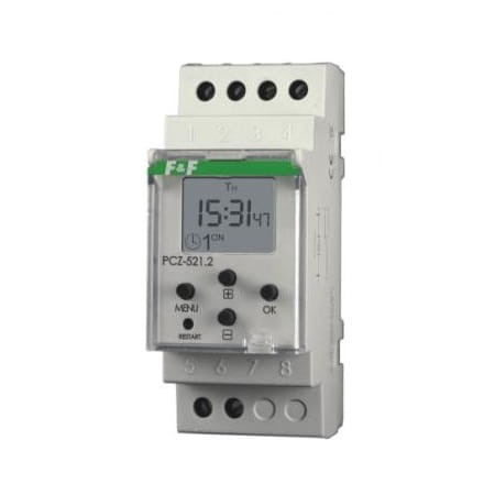Wochentimer ein/aus einkanalig PCZ-521 F&F FILIPOWSKI GPV-401-168