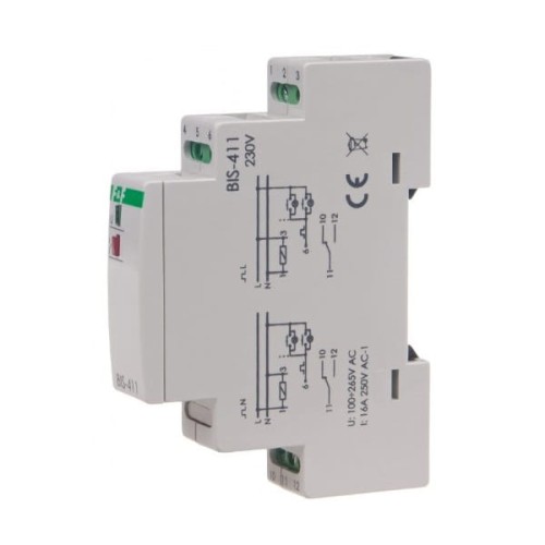 Bistabiles Relais ein/aus Hutschiene BIS-411 F&F FILIPOWSKI GPV-401-169
