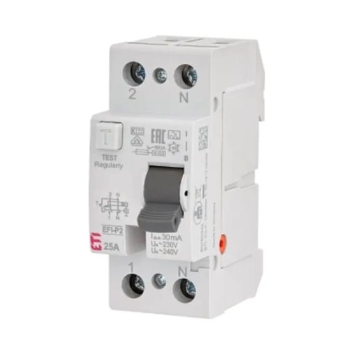 Fehlerstromschutzschalter 2P 40A 30mA Typ AC EFI6-P2 AC 40/0.03 002061252 ETI GPV-401-177