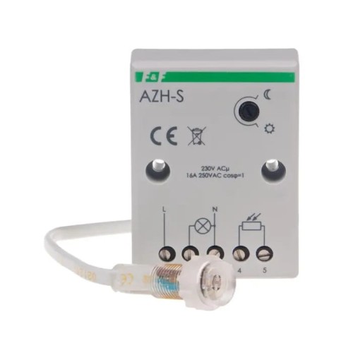 Dämmerungsschalter 16A 230V 2-1000 lux IP20/65 AZH-S F&F FILIPOWSKI GPV-401-181