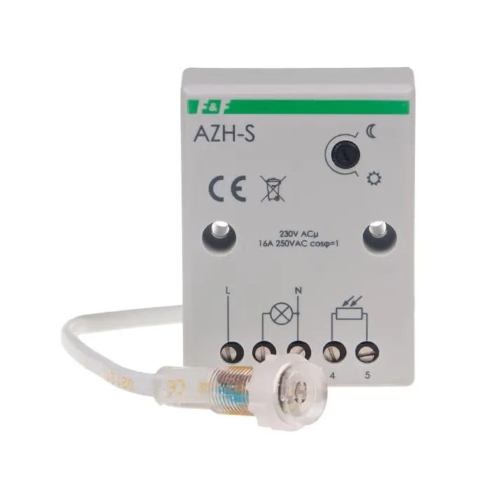 Dämmerungsschalter 16A 230V 2-1000 lux IP20/65 AZH-S F&F FILIPOWSKI GPV-401-181