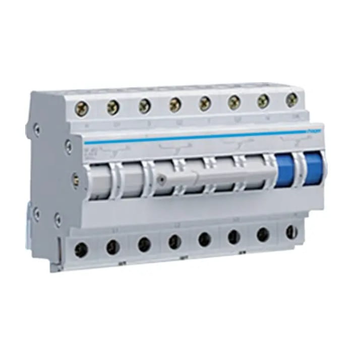 Modularer Umschalter I-0-II (1-0-2) 3P+N 63A 400VAC SF463 HAGER GPV-401-187