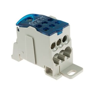 ELEKTRO-PLAST Verteilerblock 1-polig 125A TH35 blau UKK-125