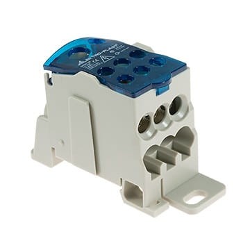 ELEKTRO-PLAST Verteilerblock 1-polig 125A TH35 blau UKK-125 GPV-401-214
