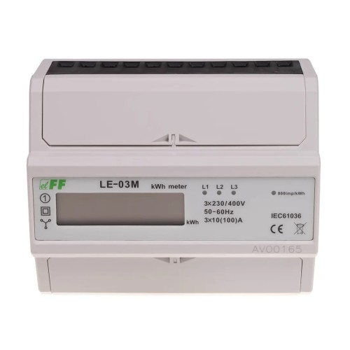 F&F FILIPOWSKI Energiezähler 3-phasig 100A LE-03M GPV-401-215