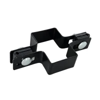 Zwischenbefestigung für Zaunpaneele 40x60 mm schwarz