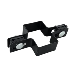 Zwischenbefestigung für Zaunpaneele 40x60 mm schwarz