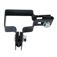 Eckwinkelklemme für Zaunpaneele 40x60 mm anthrazit RAL 7016