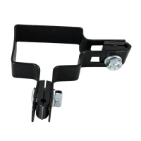 Eckwinkel für Zaunpaneele 40x60 mm schwarz