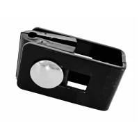 Universalschelle Halterung Verbinder für Zaunpaneele schwarz