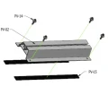 Trapezbrücke 60cm H-40 aus EPDM für Dächer aus Trapezblech PV-02-03-03 (5)