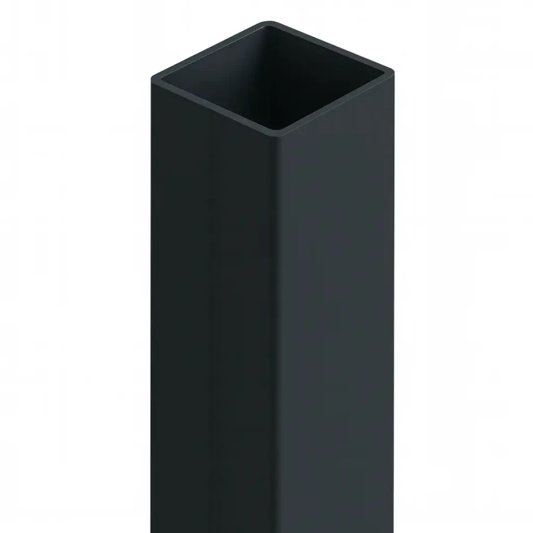 Zaunpfosten 80x80x2 mm, Länge 2,4 m, anthrazitgrau GPV-700-73 (2)